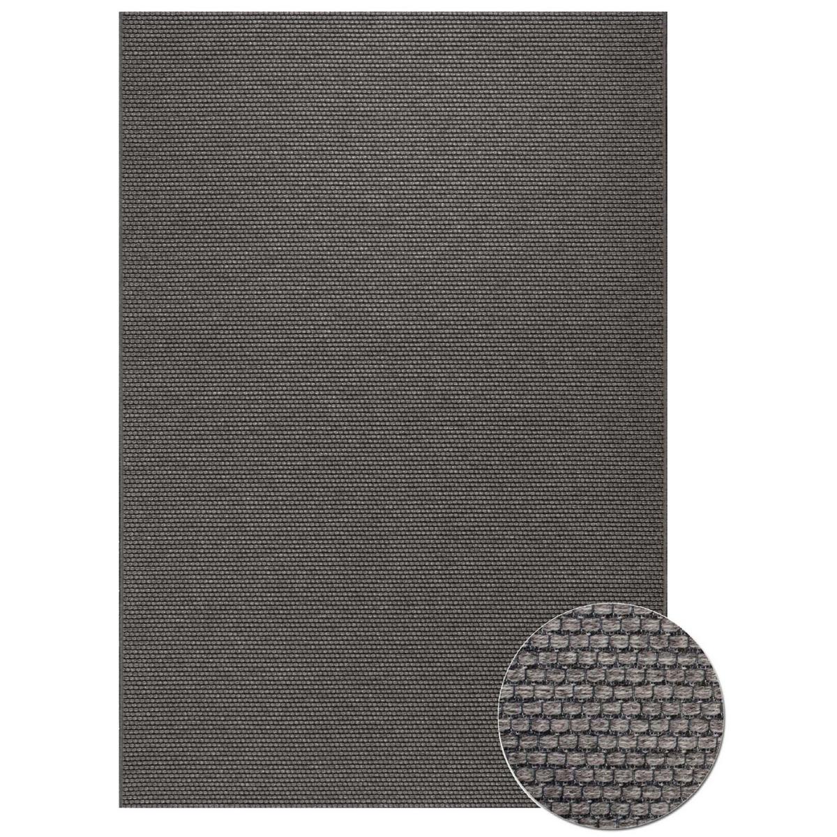 High Line Flatweave Modern Wool Rugs 99215 3004 in Dark Grey 140x200cm – image 5