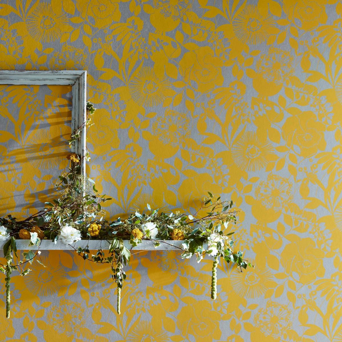 Coquette Wallpaper 111483 by Harlequin in Lemon Yellow Roll – image 1