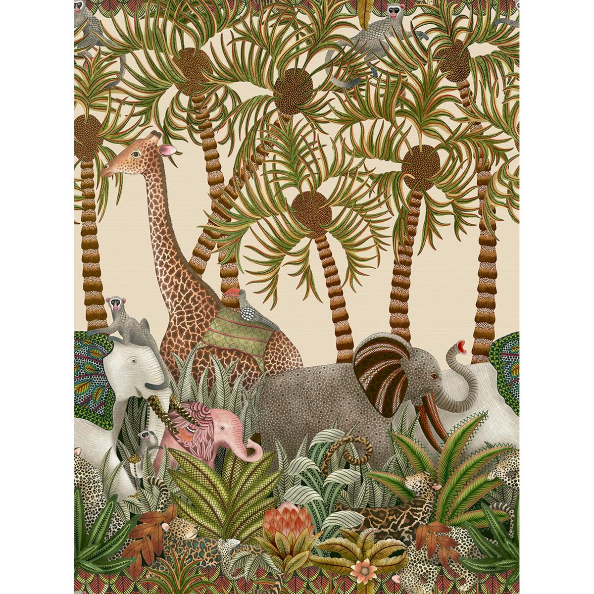Letaba March Grasscloth Wallpaper 119 11047 by Cole & Son in Multicolour Roll – image 2