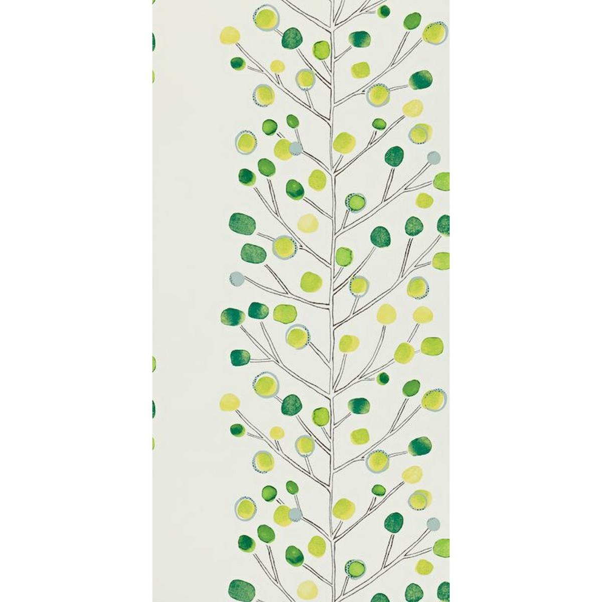 Berry Tree Wallpaper 110206 by Scion in Emerald Lime Chalk Roll – image 3
