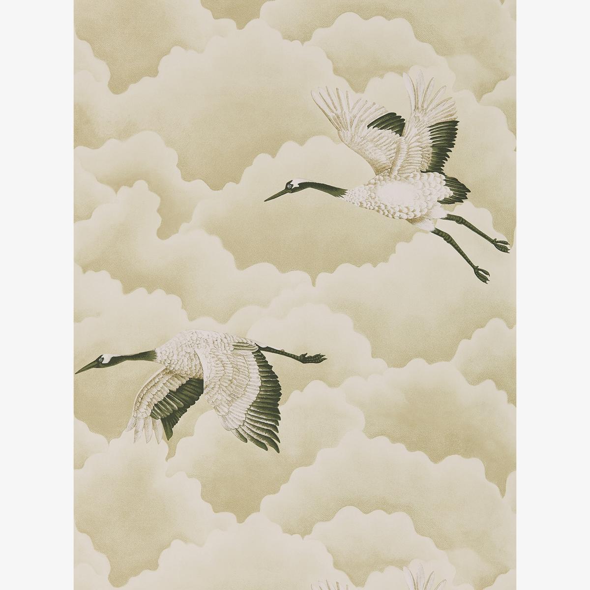 Cranes in Flight Wallpaper 111231 by Harlequin in Pebble Grey Roll