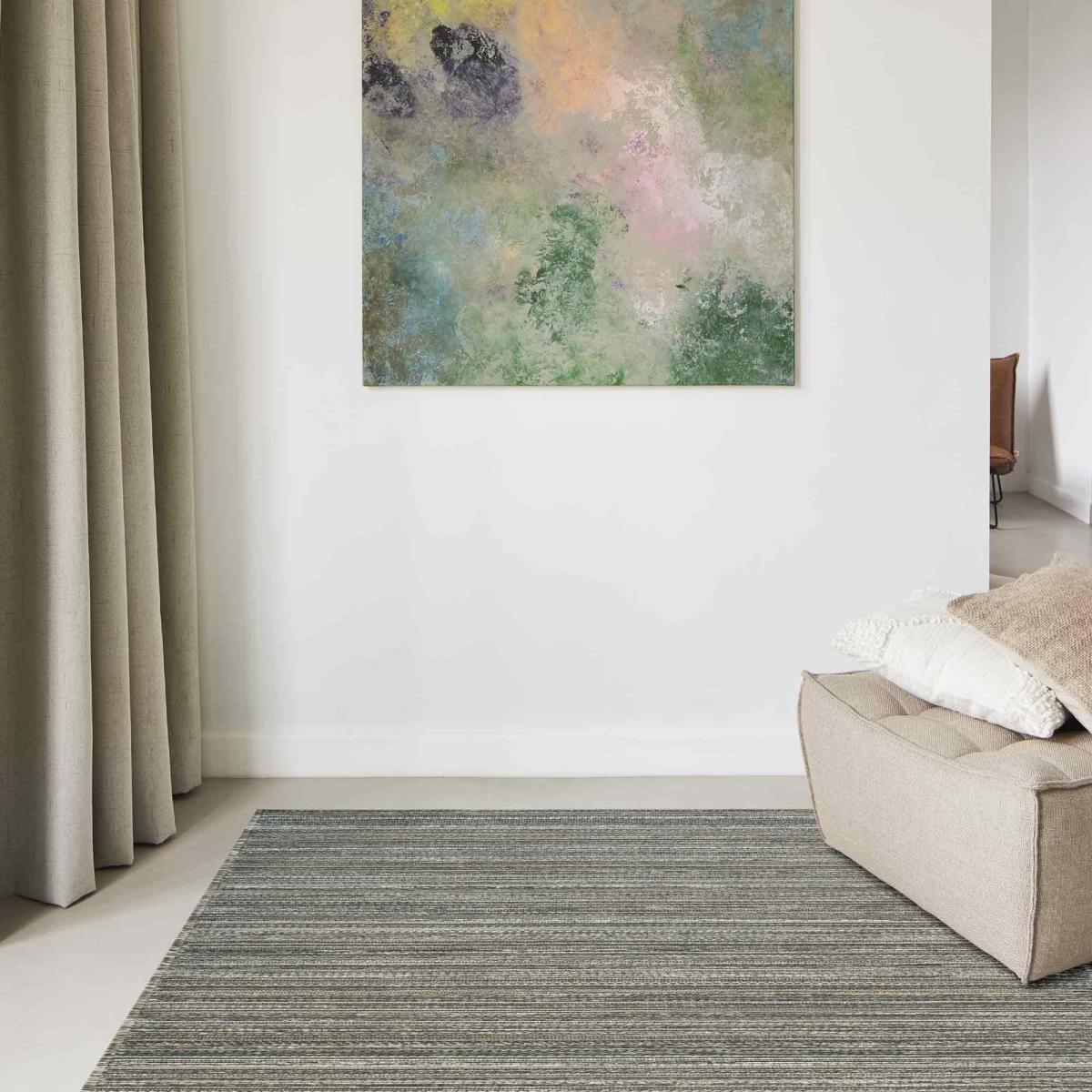 Goa Wool Flatweave Rugs 87008 2002 in Beige240x330cm – image 1