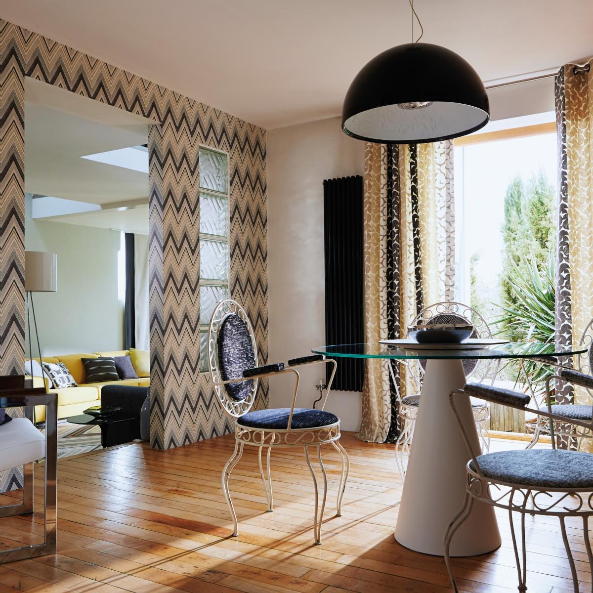 Groove Zig Zag Wallpaper 110850 by Scion in Pebble Graphite Grey Roll – image 2
