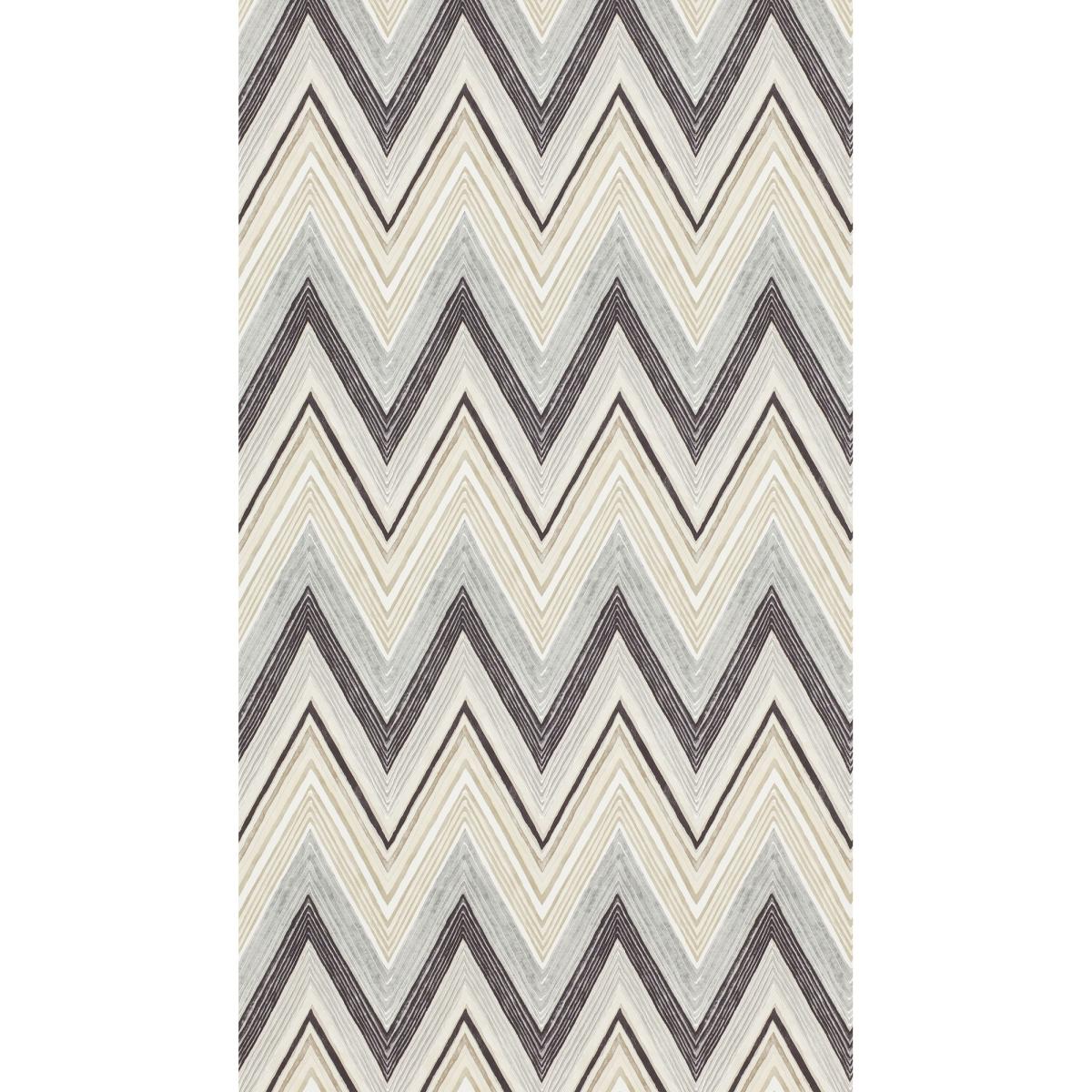 Groove Zig Zag Wallpaper 110850 by Scion in Pebble Graphite Grey Roll – image 3