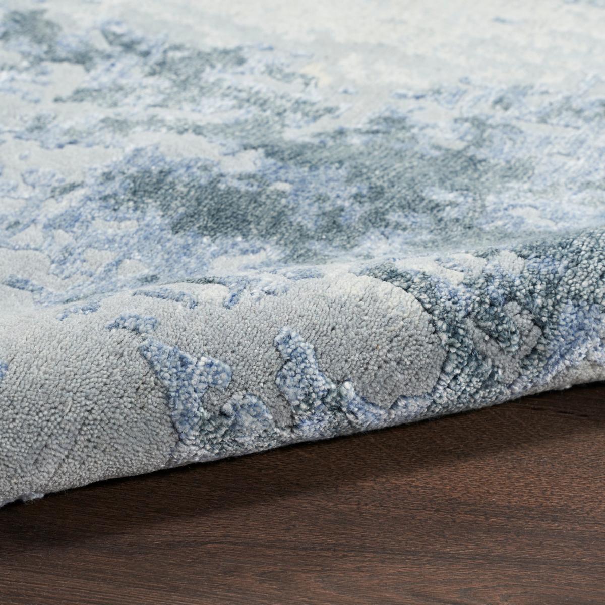 SHA21 Silk Shadows Runner Rugs by Nourison in Blue Sky&nbsp;69x244cm – image 2