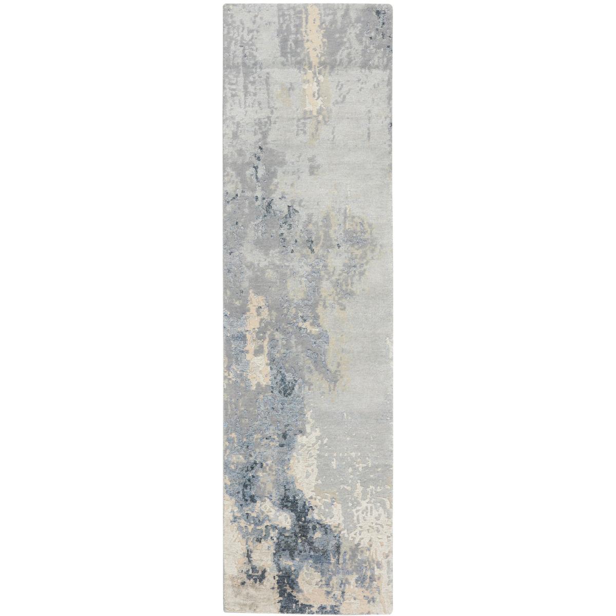 SHA21 Silk Shadows Runner Rugs by Nourison in Blue Sky&nbsp;69x244cm – image 5
