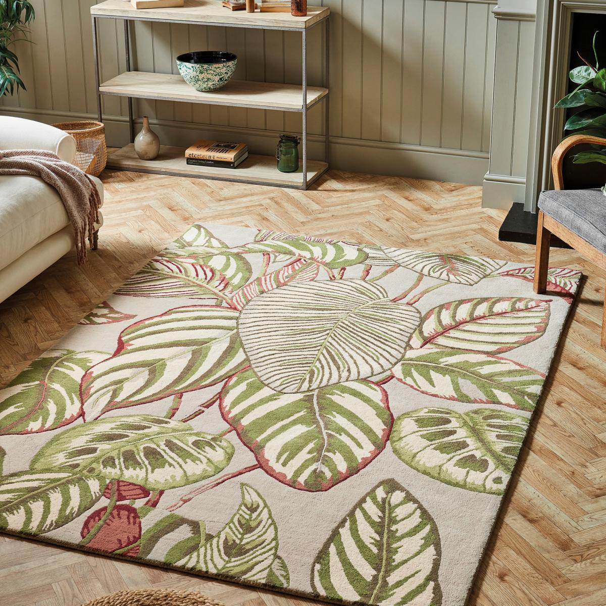 Calathea Rugs 50807 in Olive by Sanderson – image 2