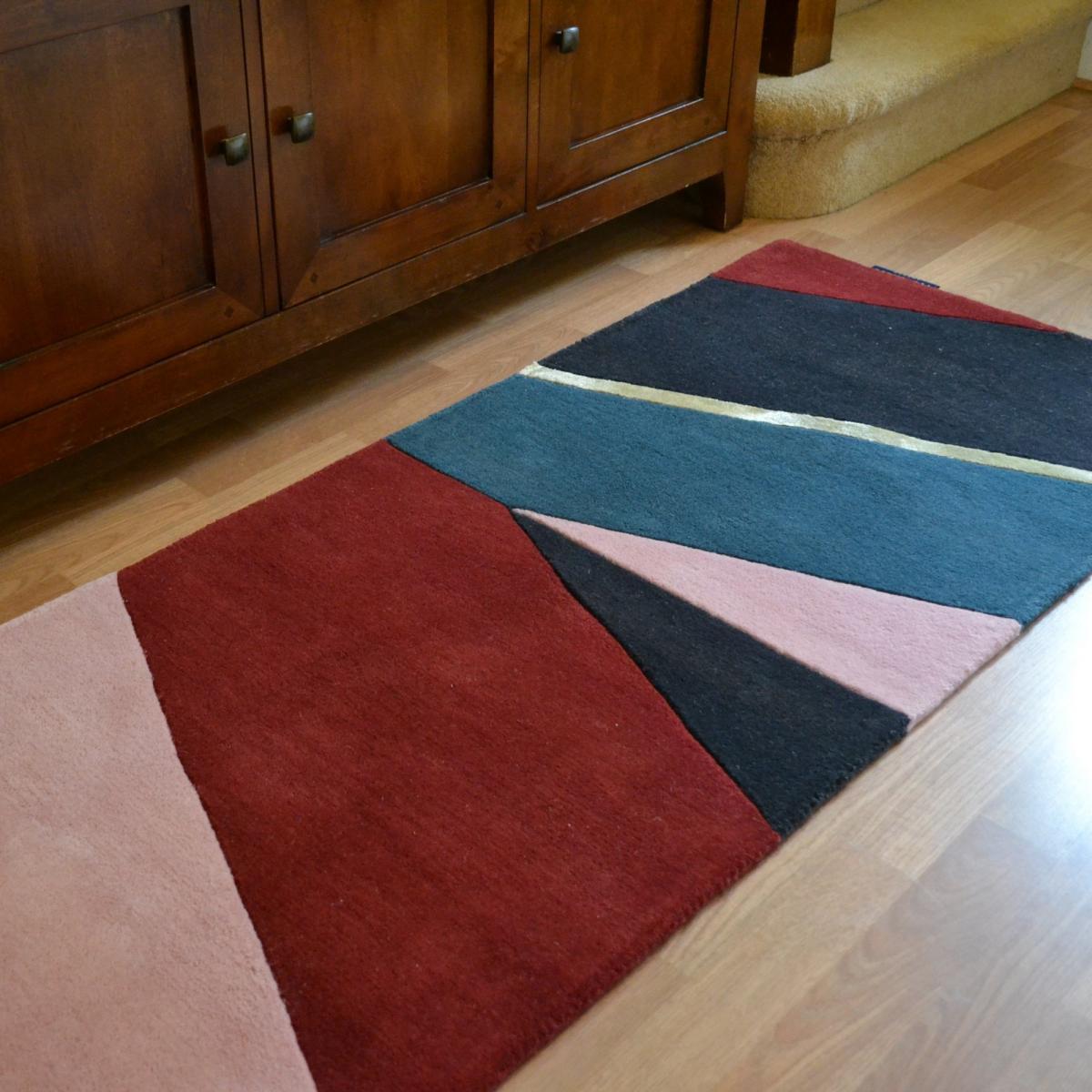 Sahara Runner Rugs by Ted Baker in Burgundy 56105&nbsp;67x230cm – image 2