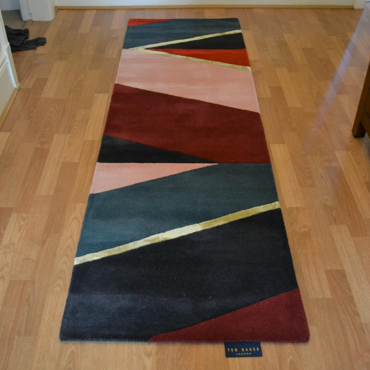 Sahara Runner Rugs by Ted Baker in Burgundy 56105&nbsp;67x230cm – image 5