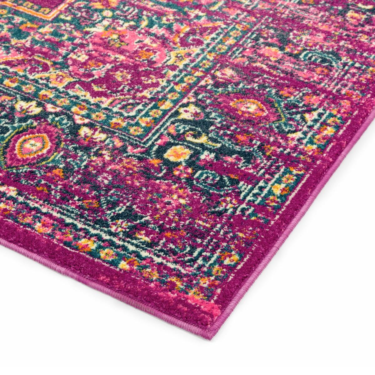 Colt CL04 Medallion TraditionalRugs in Fuchsia 160x230cm – image 3
