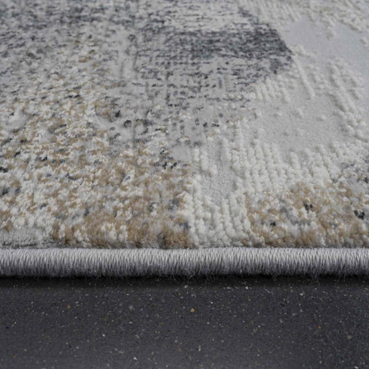 Canyon 52064 3676 Abstract Textured Rugs in Light Grey – image 2
