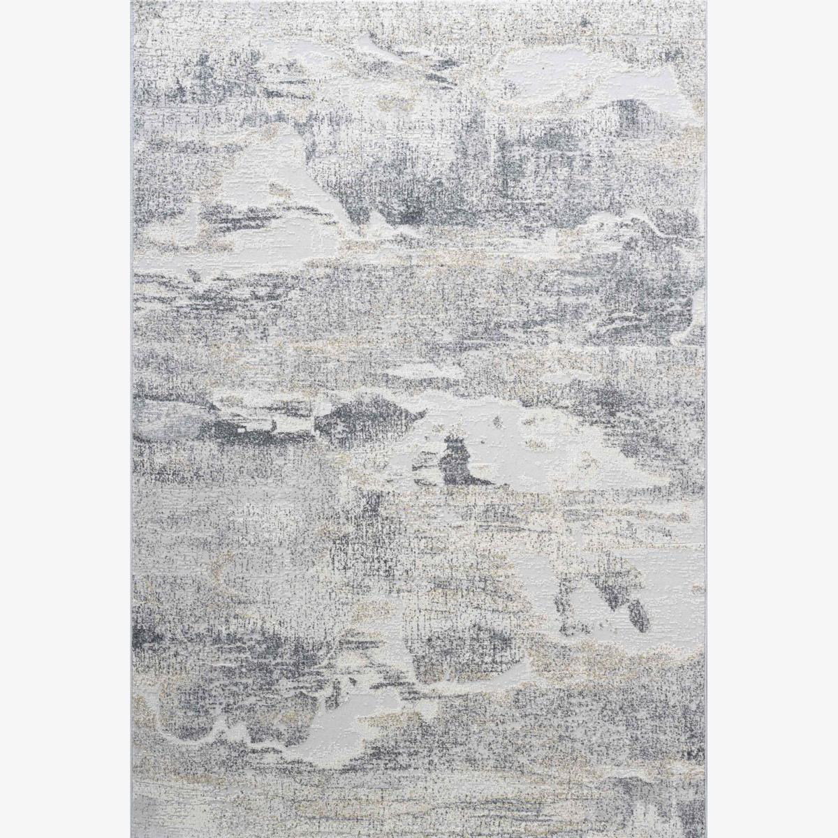 Canyon 52064 3676 Abstract Textured Rugs in Light Grey – image 1