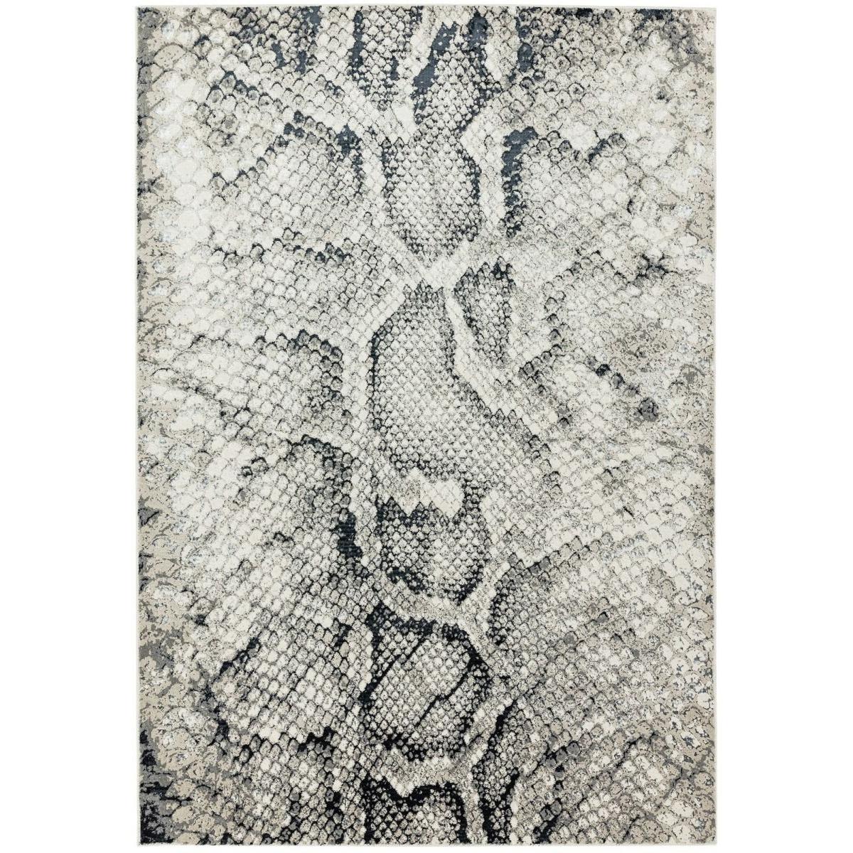 Quantum Snake QU03 Rugs in Grey Silver&nbsp;200x290cm – image 2