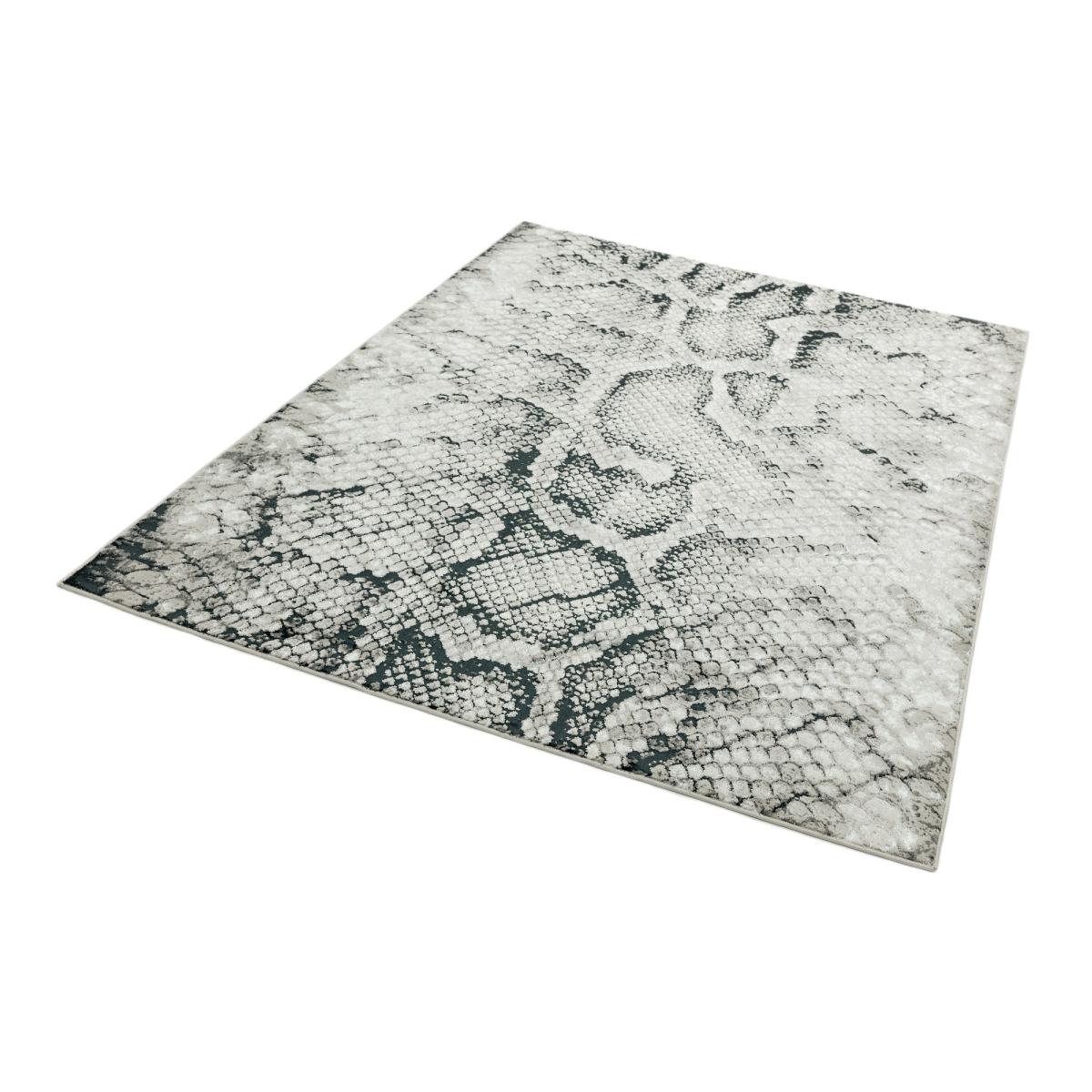 Quantum Snake QU03 Rugs in Grey Silver&nbsp;200x290cm – image 3