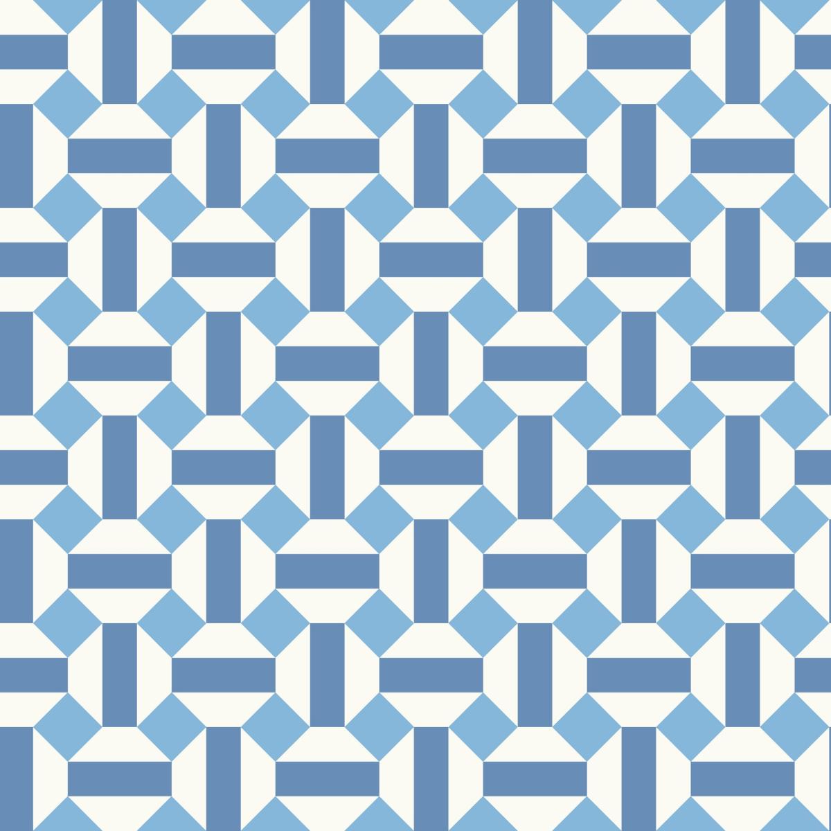 Alicatado Wallpaper 117 12037 by Cole & Son in Hyacinth BlueRoll