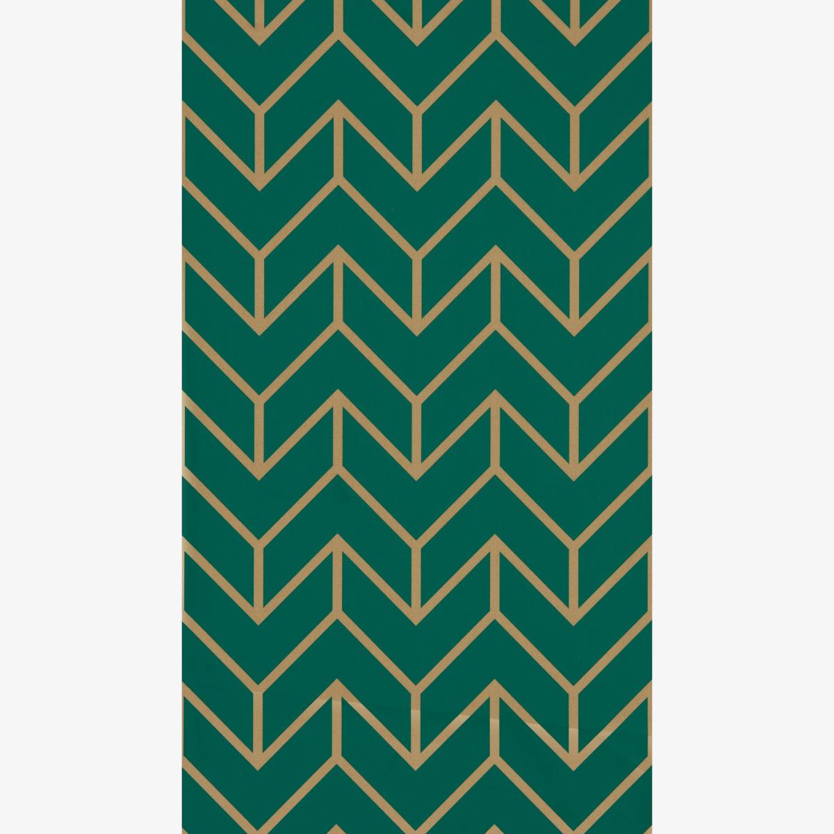 Tessellation Wallpaper 111984 by Harlequin in Teal GoldRoll