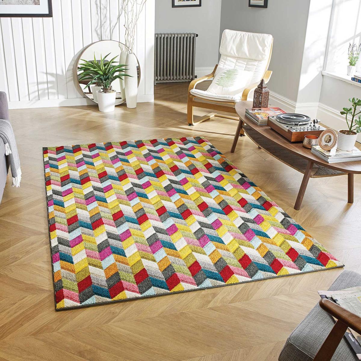 Piccadilly Multicoloured Rugs 564 Y – image 1
