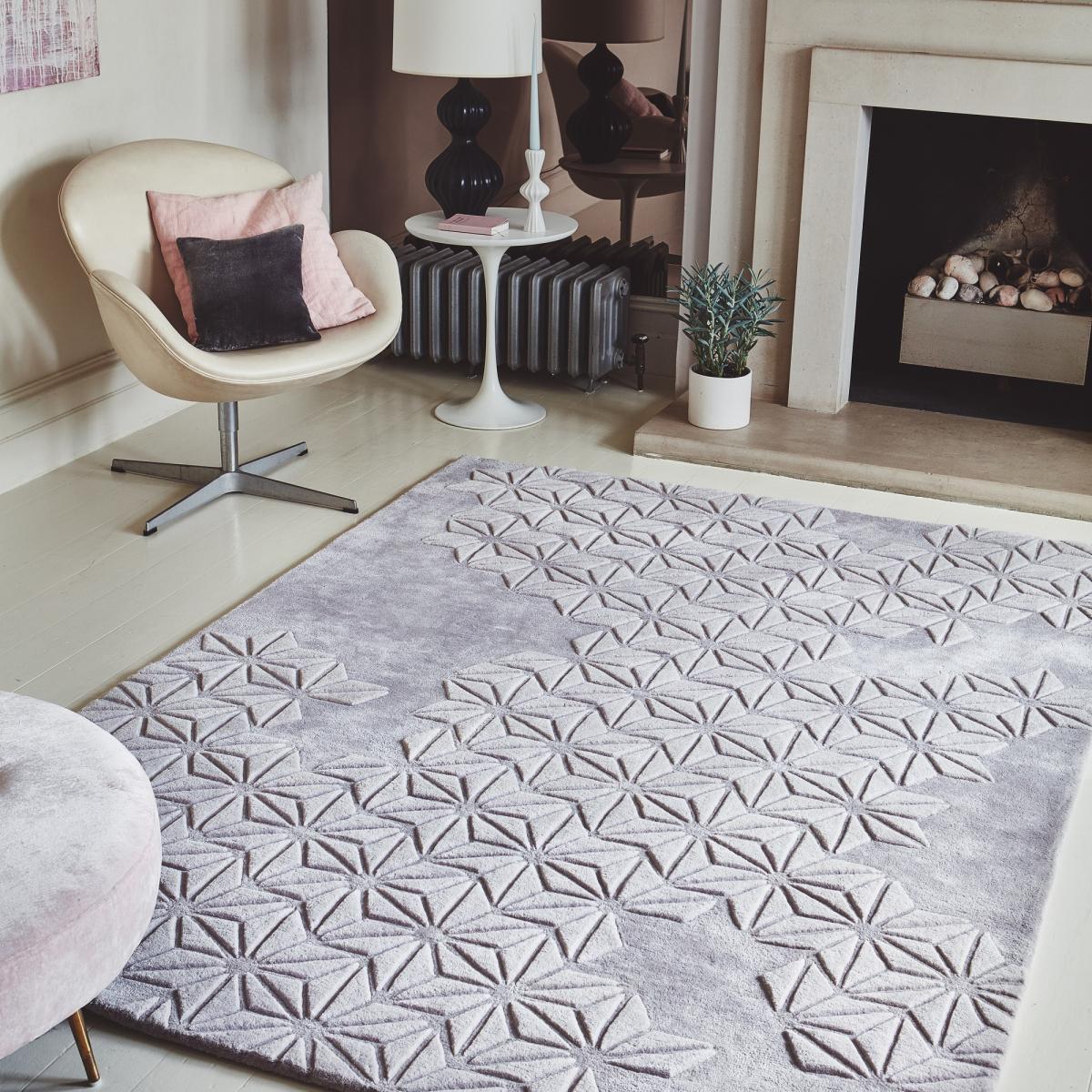 Starburst Rugs in Lilac – image 1