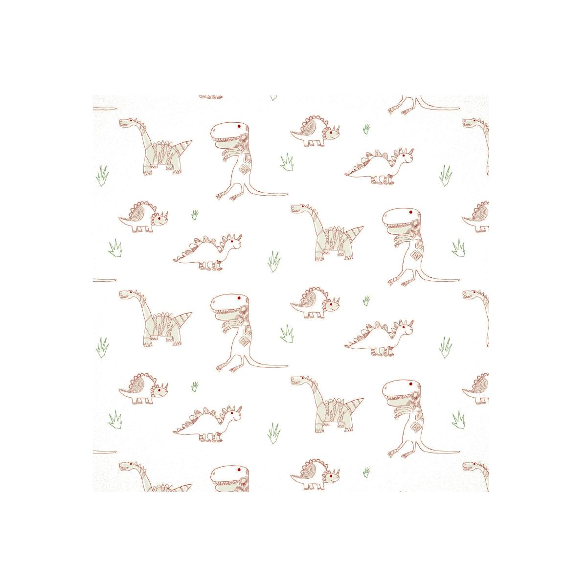 Jolly Jurassic Wallpaper 112654 by Harlequin in Strawberry Emerald Neutral Roll