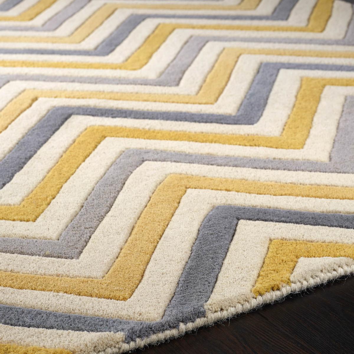 Cabone Wool Rugs in Yellow – image 2