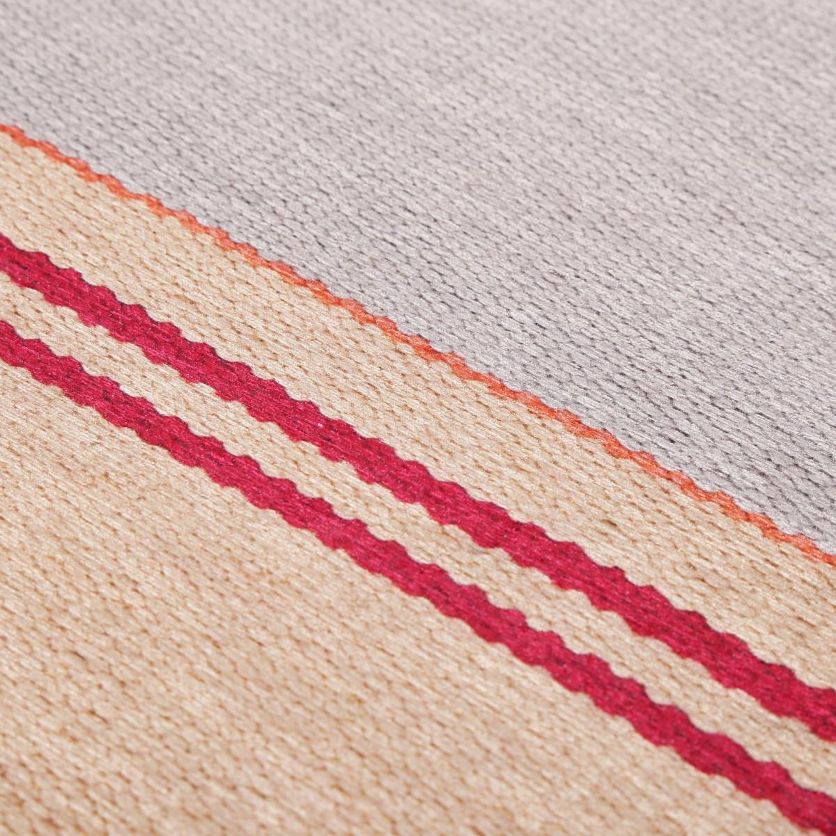 Cleft Stripes Rugs 20010 04 by Esprit in Grey Pink – image 2