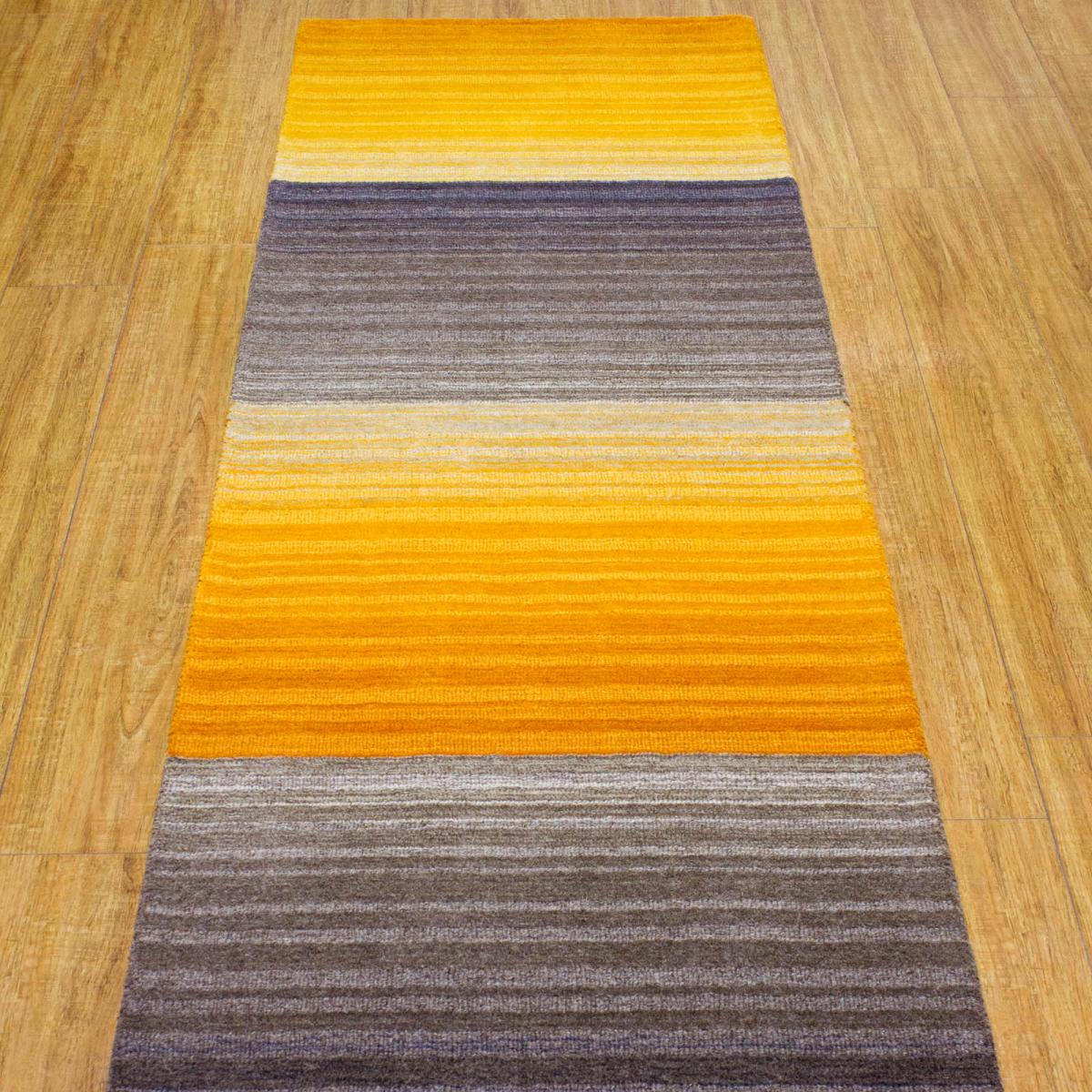 Miko Stripe Hall Runners in Orange 70x300cm – image 4