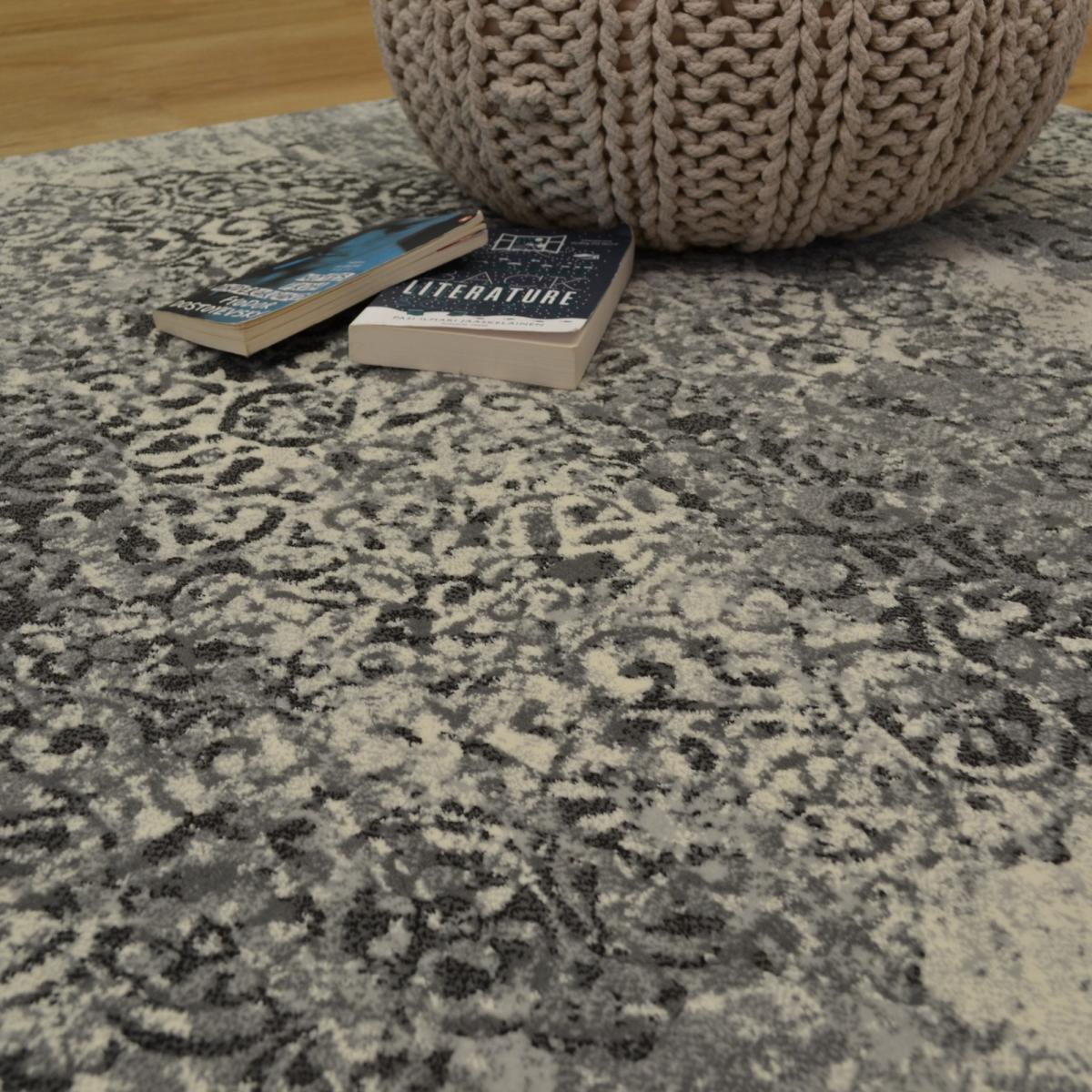 Galleria Traditional Medallion 63375 9676 Rugs in Grey&nbsp;120x170cm – image 4