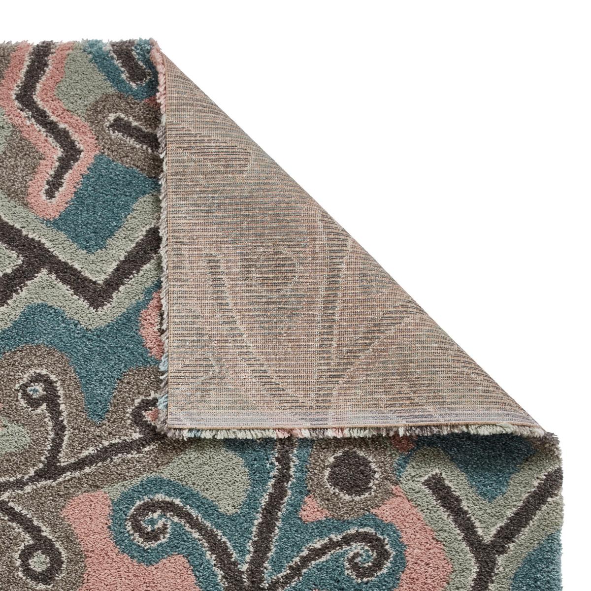 Royal Nomadic A641 Abstract Rugs in Pastel Multi 120x170cm – image 4