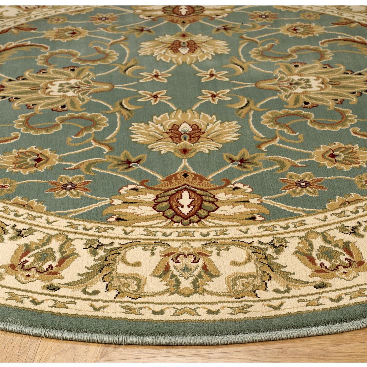 Kendra Traditional Round Circle Rug 45 L in Green – image 2