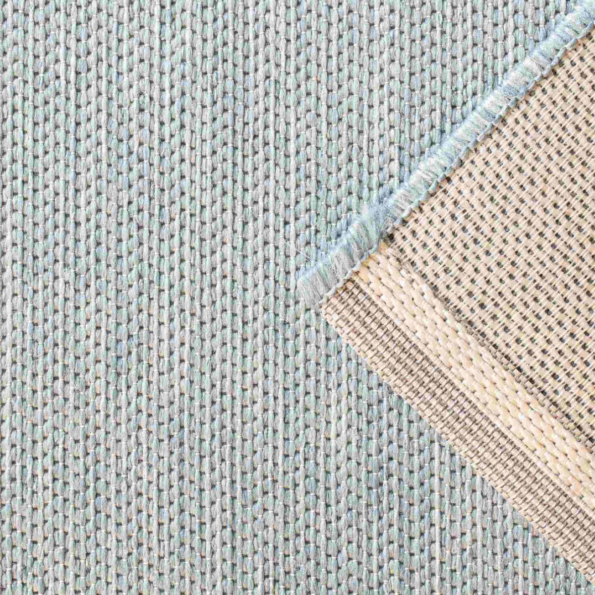 Newquay Plain Bordered Indoor Outdoor Rugs 96027 5013 in Blue 160x230cm – image 2