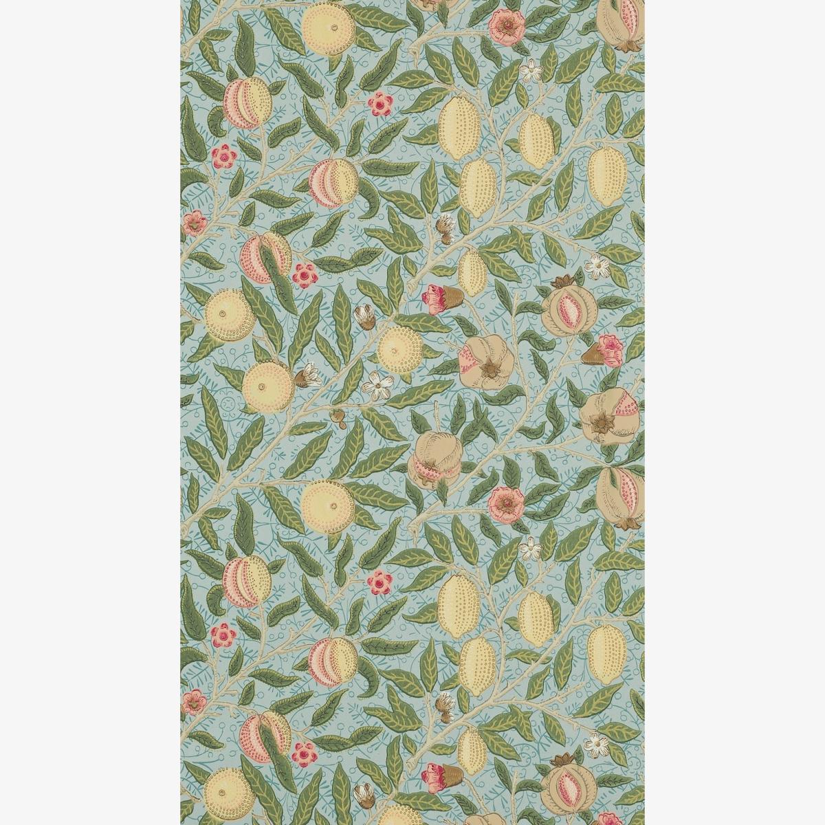 Fruit Wallpaper 210396 by Morris & Co in Slate Thyme Roll – image 1