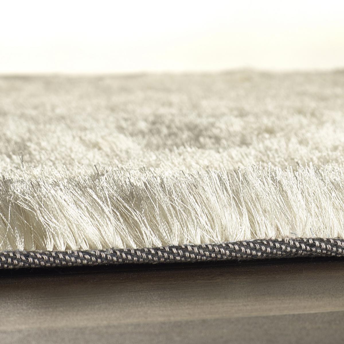 Shimmer Shaggy Lustrous Rugs in Champagne 80x150cm – image 1