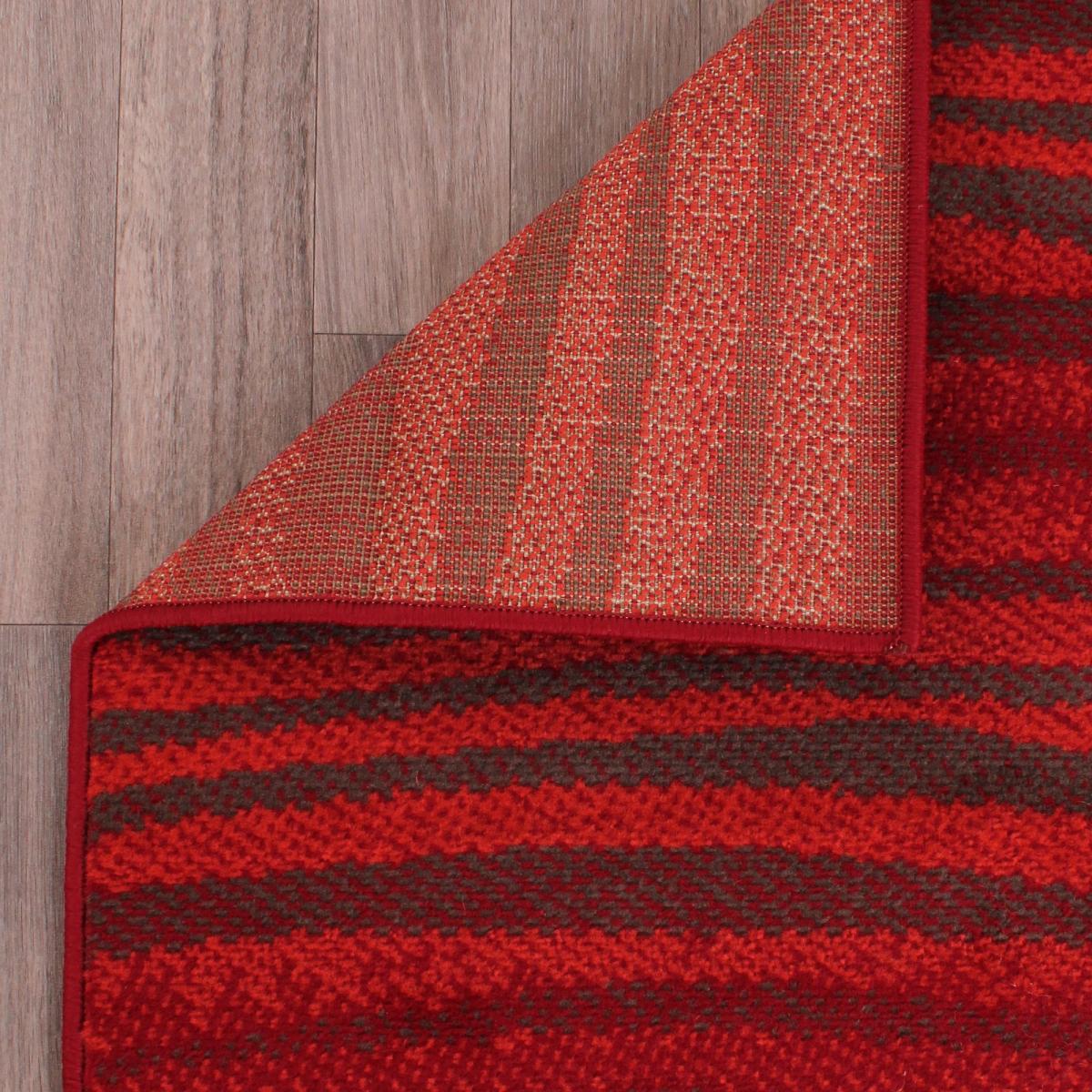 Waves Stripe Rugs in Red 160x230cm – image 2