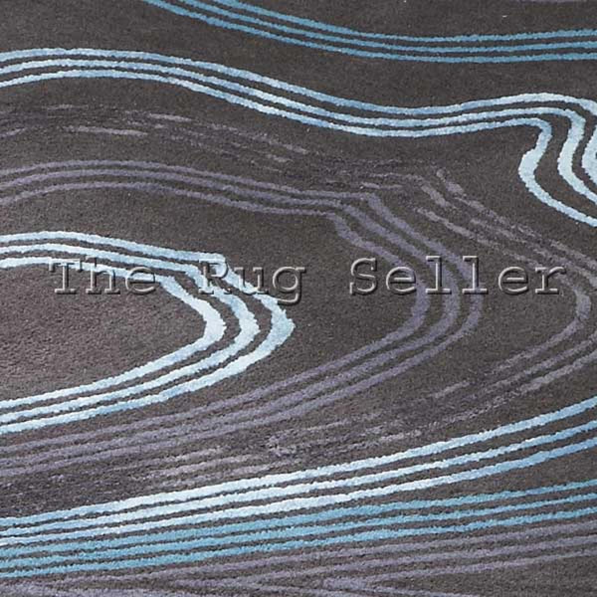 Unique Retro Wool Rugs in Grey Blue&nbsp;150x240cm – image 3