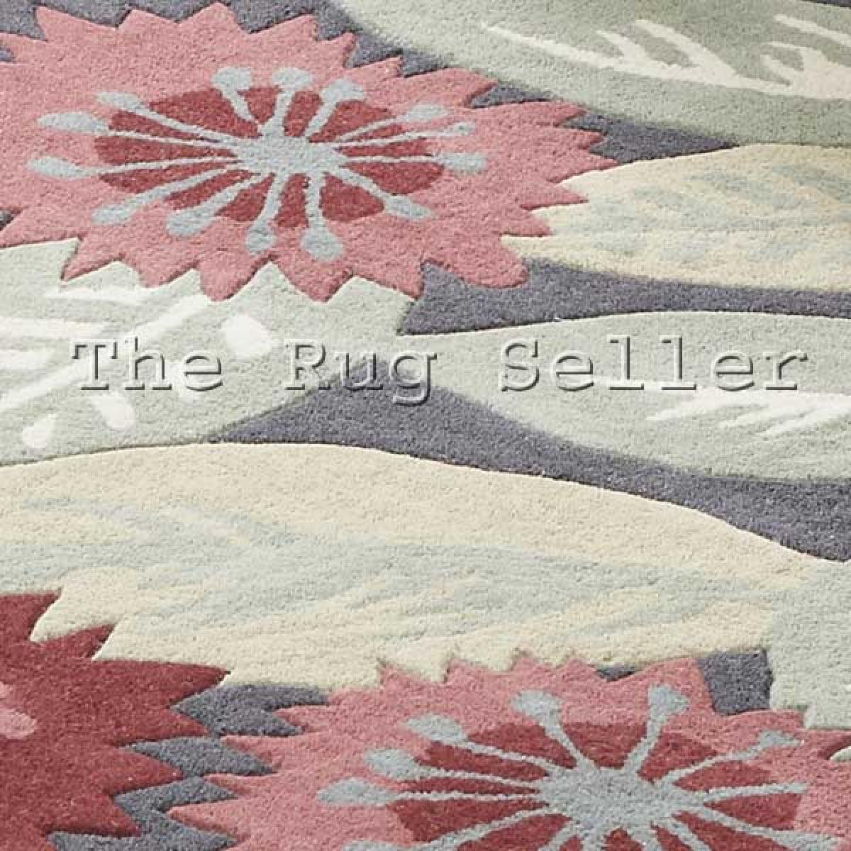 Unique Heaven Floral Wool Rugs in Pink Multi&nbsp;150x240cm – image 3