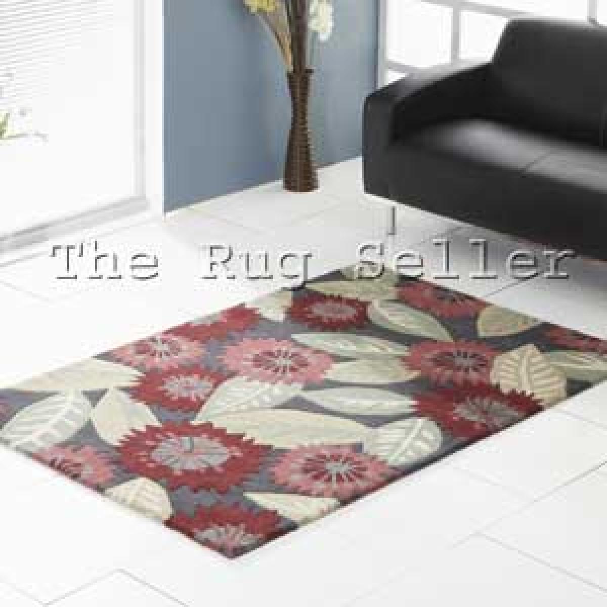 Unique Heaven Floral Wool Rugs in Pink Multi&nbsp;150x240cm – image 4