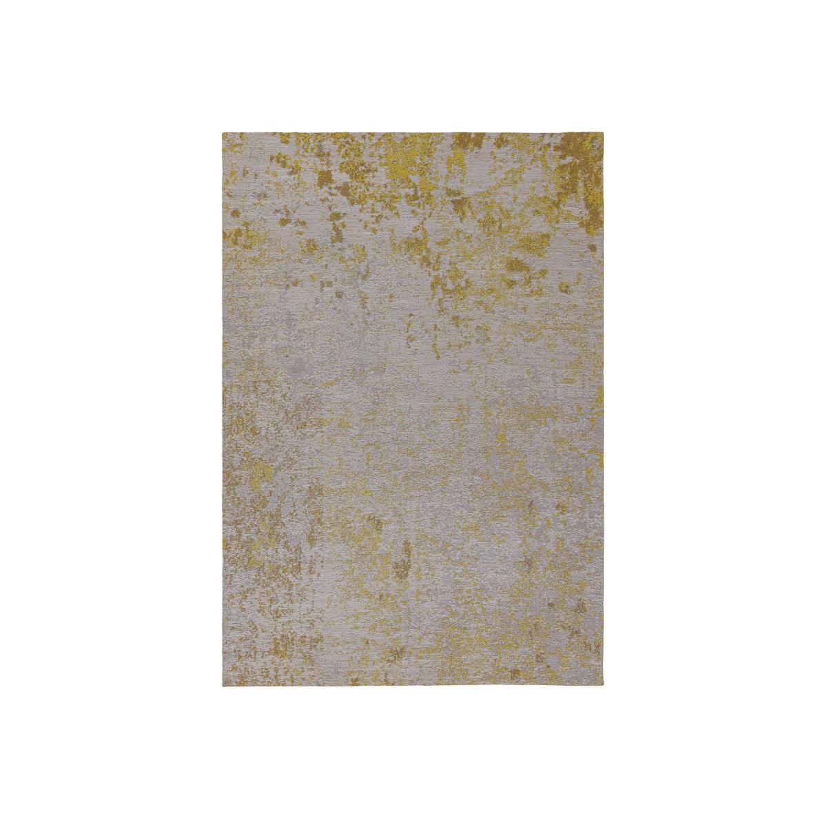 Dara Abstract Indoor Outdoor Rugs in Ochre Yellow 120x170cm – image 1
