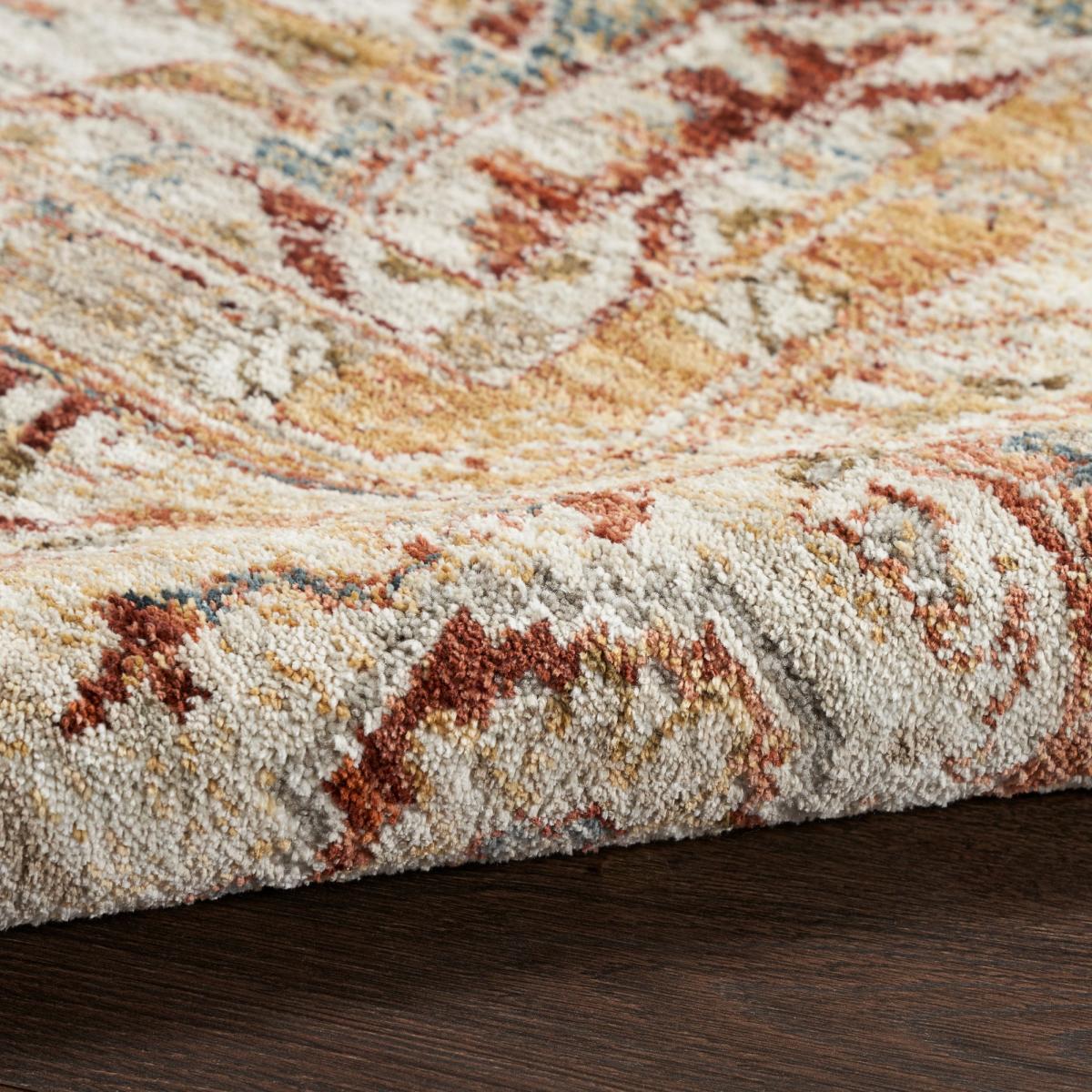 Sahar SHR02 Traditional Persian Rugs by Nourison in Rust Orange160x234cm – image 4