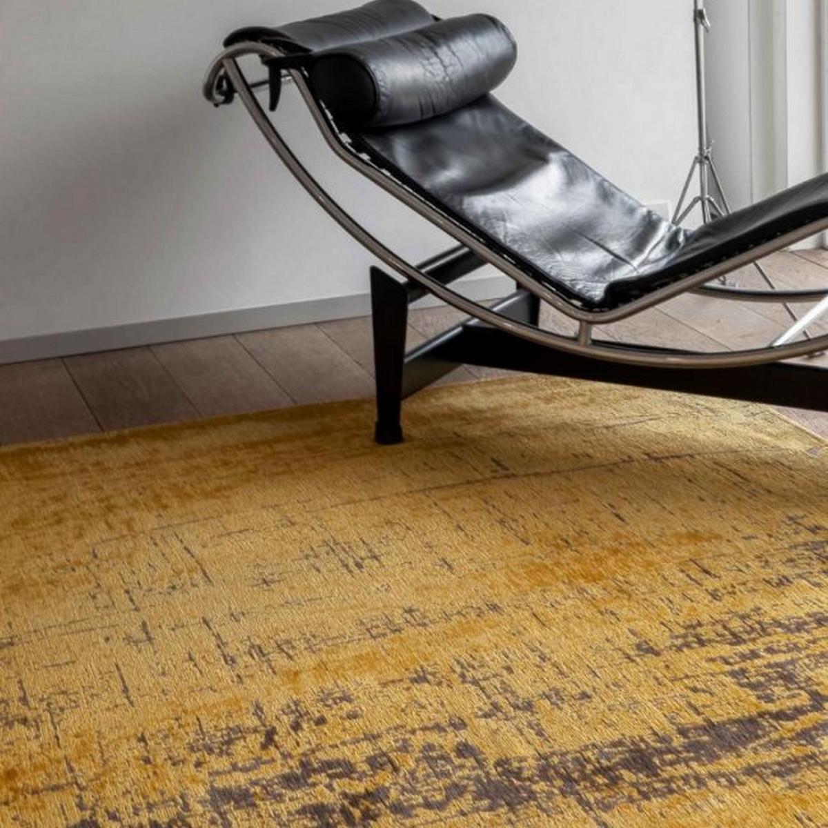 Louis De Poortere Modern Abstract Mad Men Griff Rugs 8550 in Liberty Gold 230x330cm – image 3