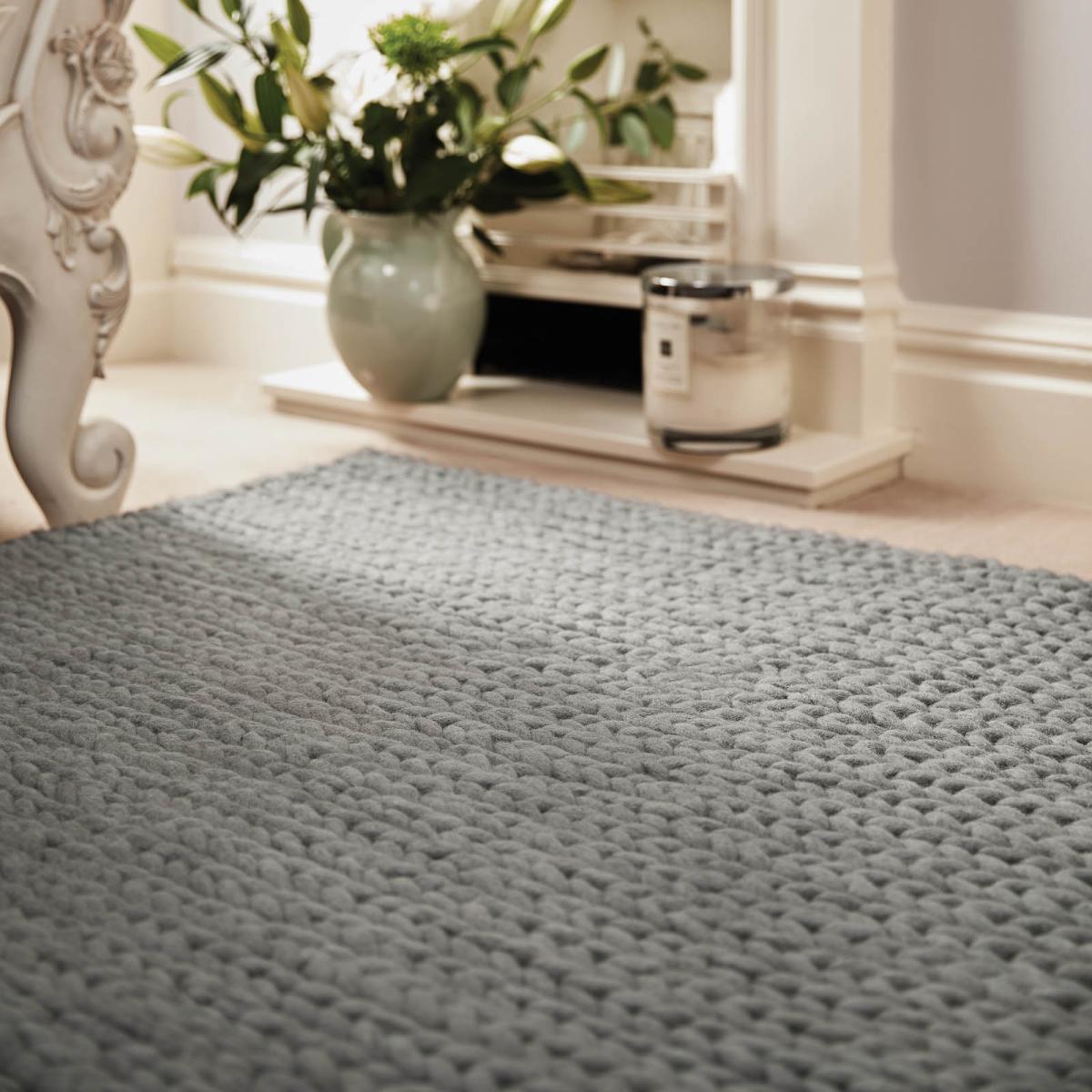 Fusion Wool Rugs in Dove Grey – image 1