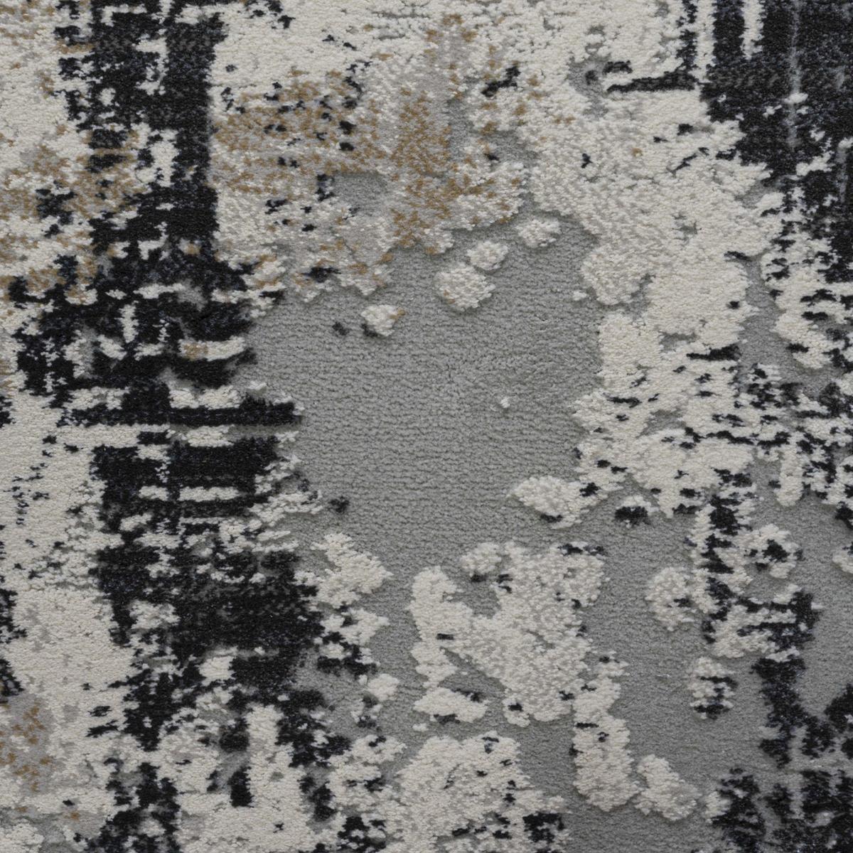 Canyon Abstract Modern Rug 52068 6676 in Charcoal Grey 200x290cm – image 2
