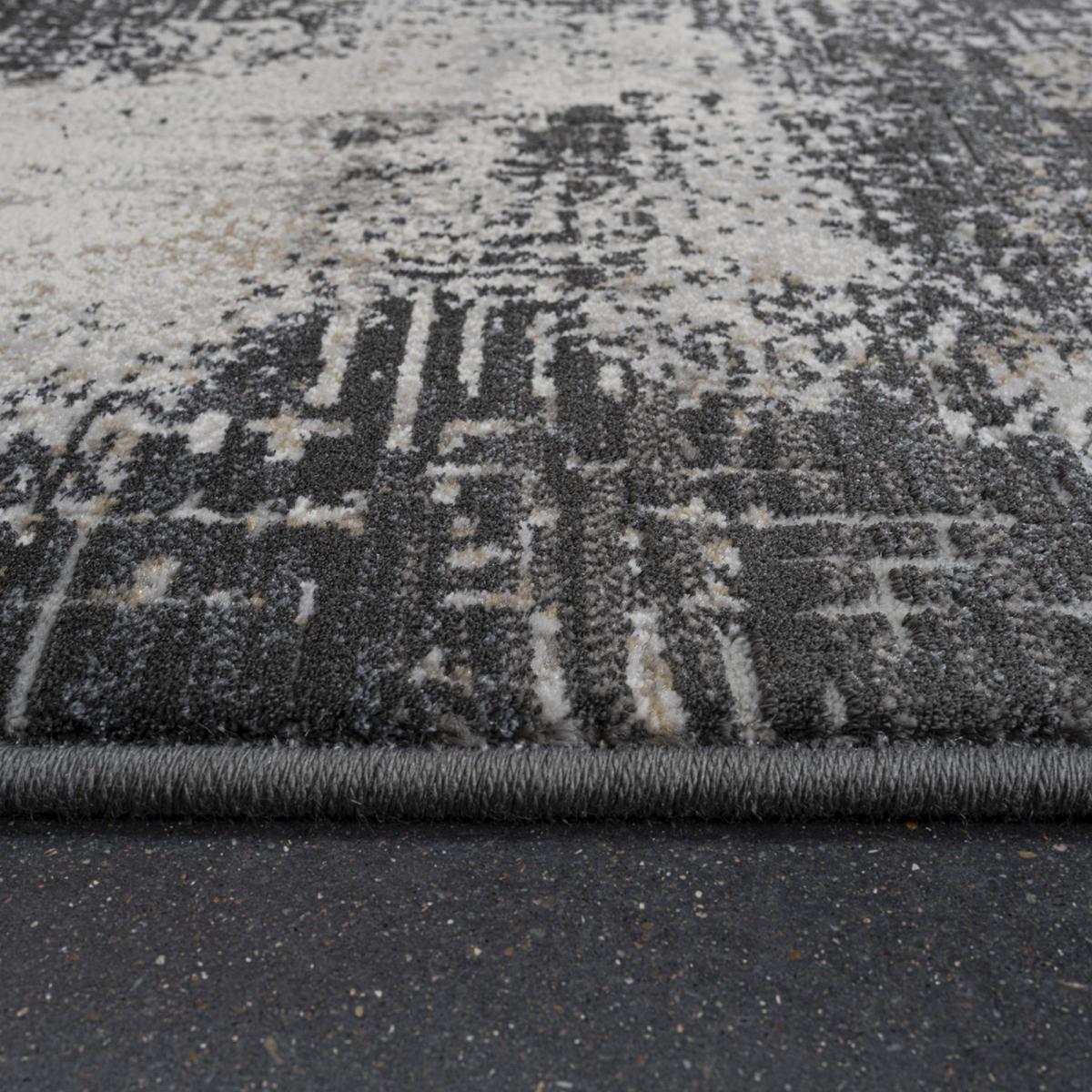 Canyon Abstract Modern Rug 52068 6676 in Charcoal Grey 200x290cm – image 3