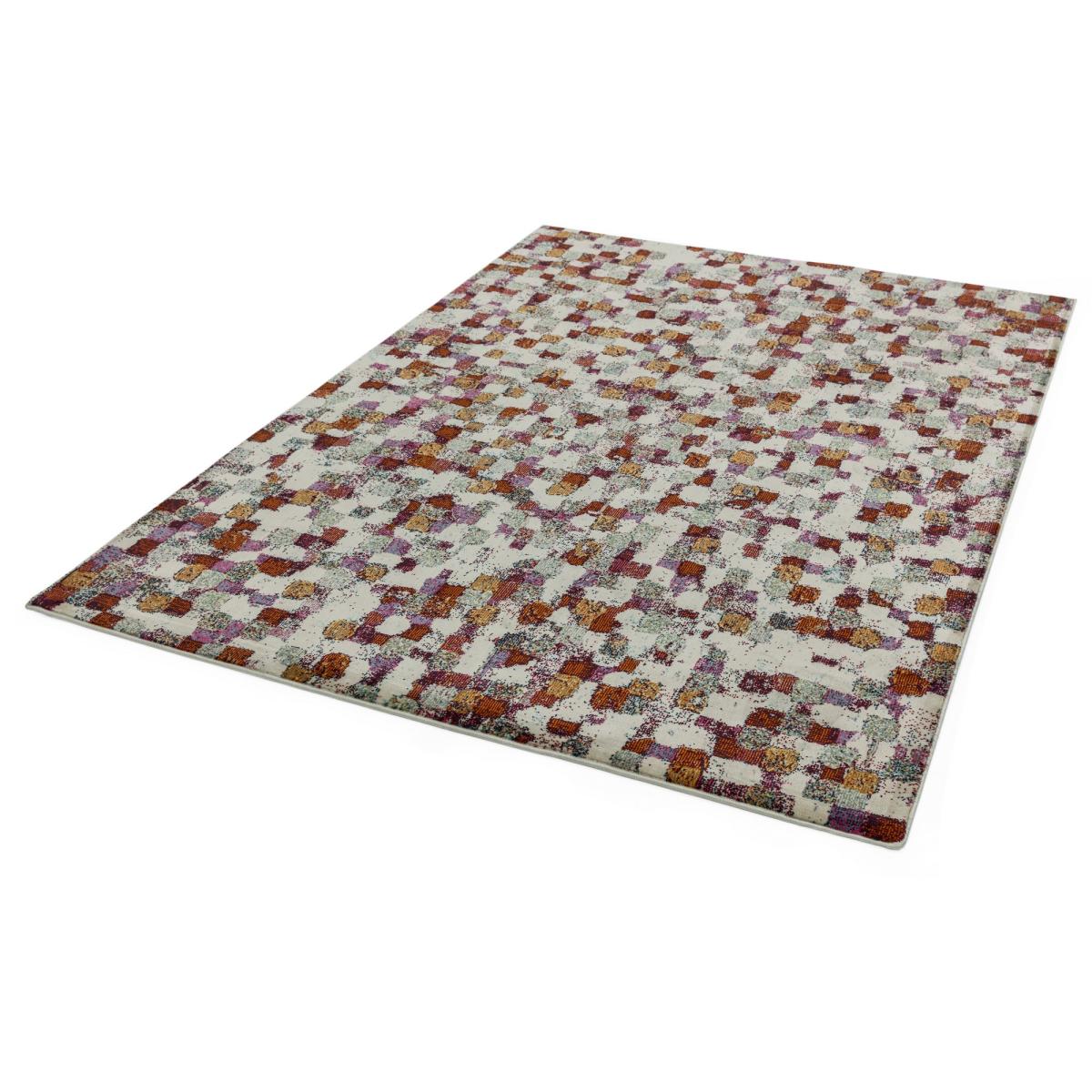 Amelie Pixel Geometric Rugs in AM09 Multi – image 2