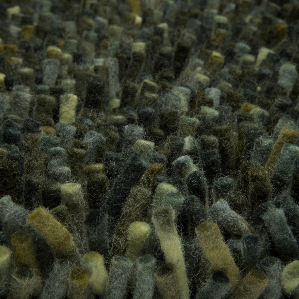 Rocks 70547 Asymmetric Shaggy Rugs by Brink and Campman in Pine200x300cm – image 3