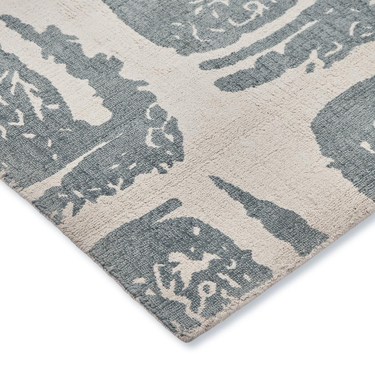 Woodblock 163001 Cotton Rugs by Ted Baker in Grey250x350cm – image 4