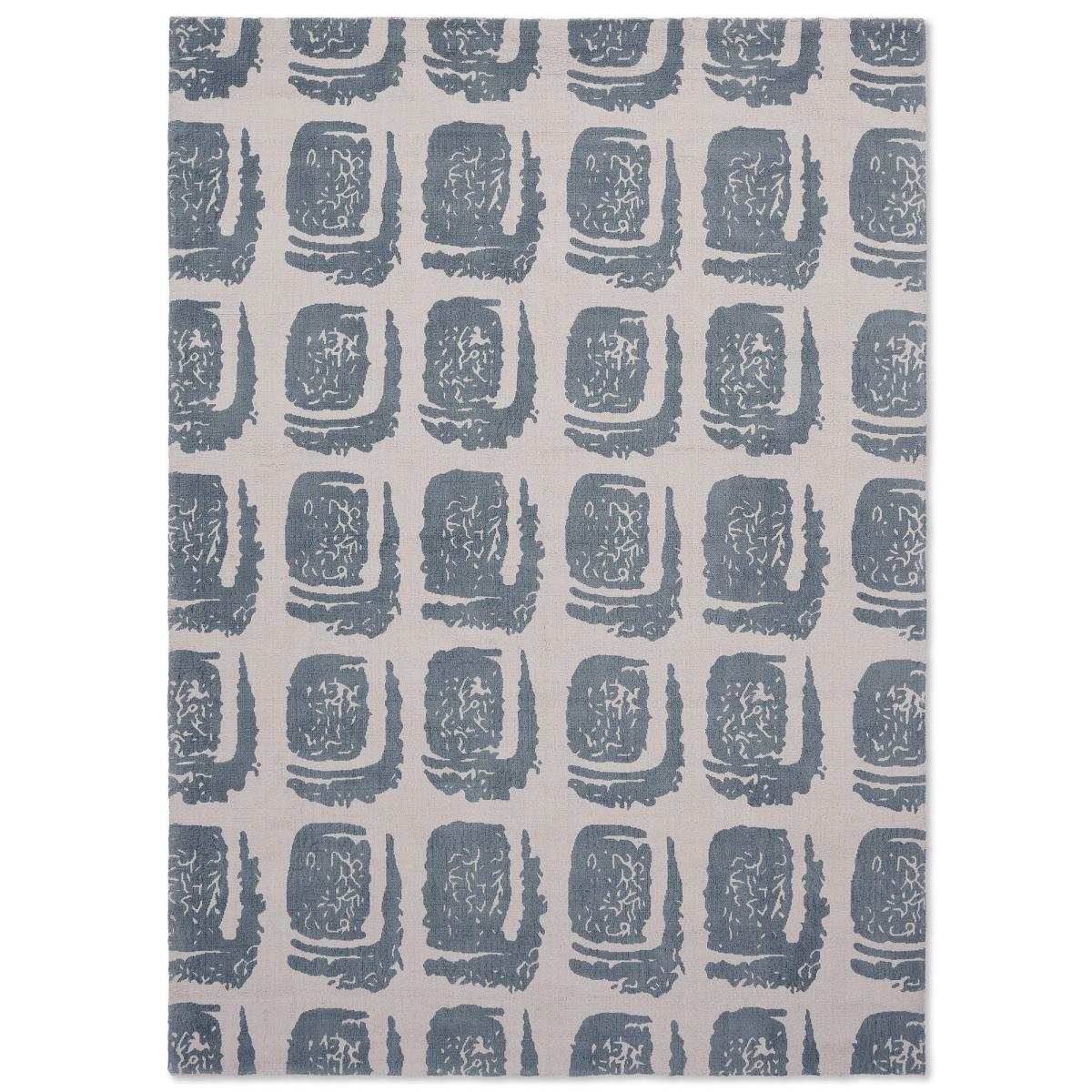 Woodblock 163001 Cotton Rugs by Ted Baker in Grey250x350cm – image 5