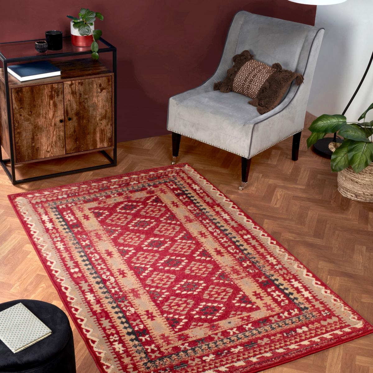 Keshan Supreme Arbil Rugs in Red – image 2