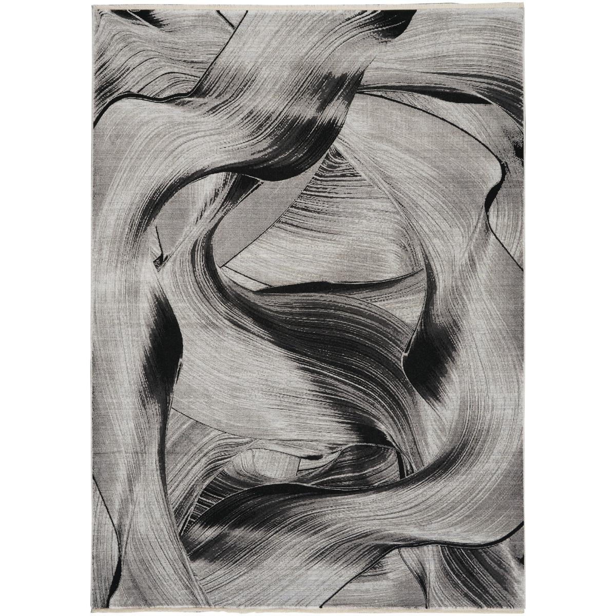 CK50 Calvin Klein Balian Abstract Rugs CK53 in Grey Black244x305cm – image 5