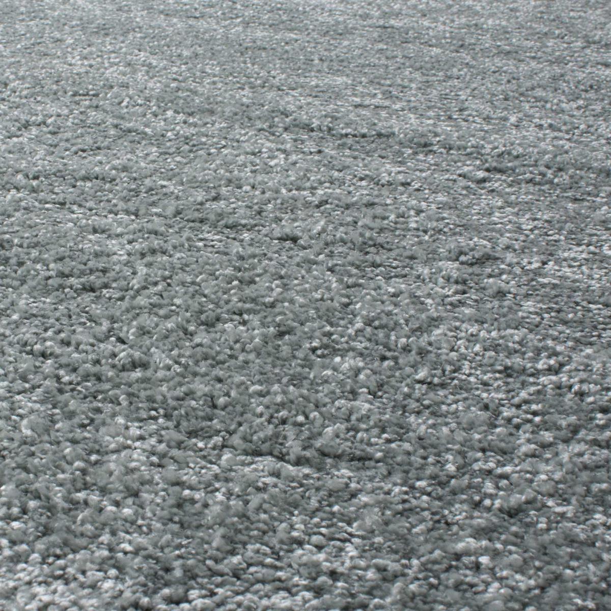 Sleek Soft Shaggy Plain Rugs in Powder Blue – image 2