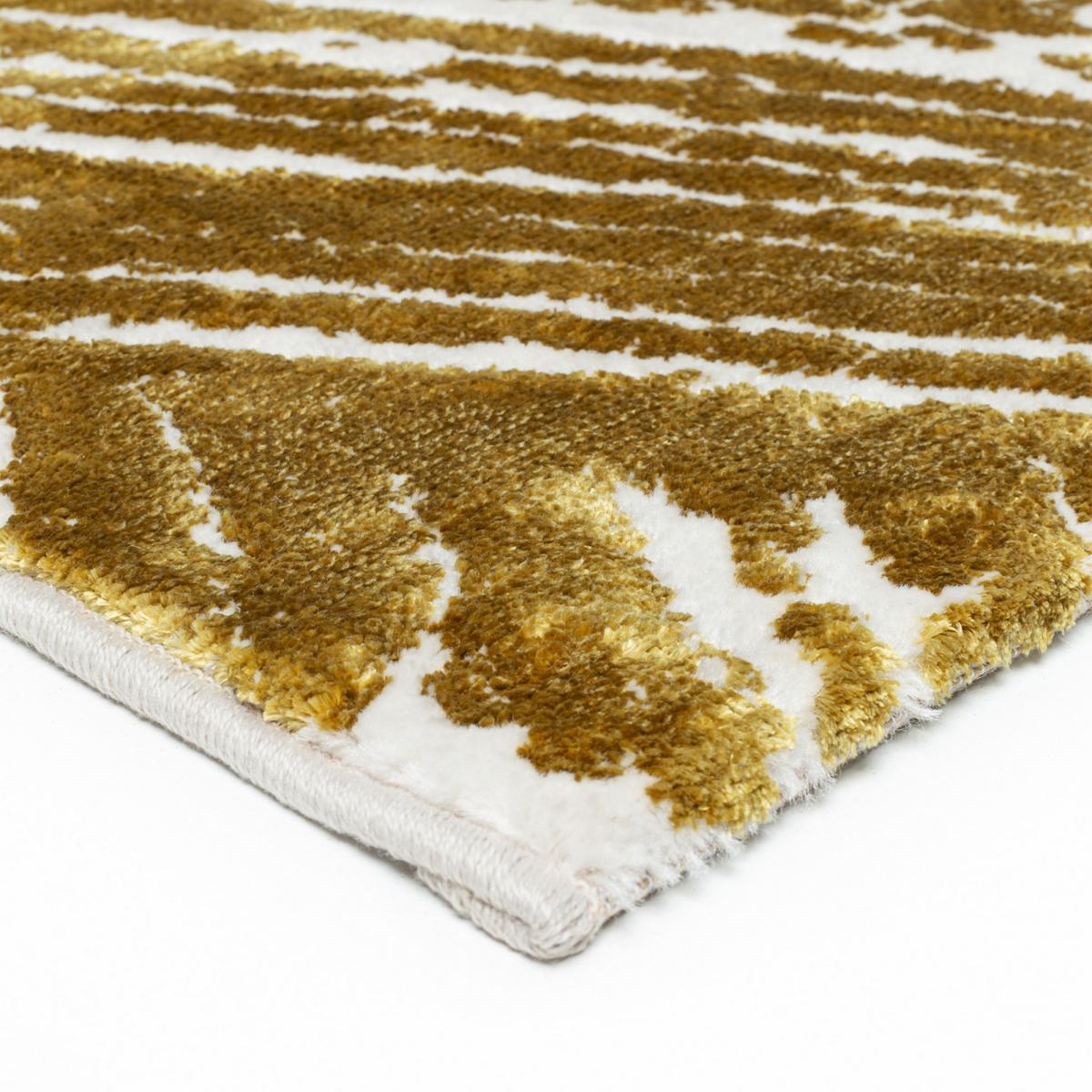 Moda Abstract Modern Rugs 47143 GC700 in Gold Yellow135x200cm – image 4